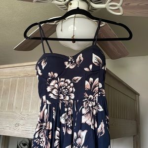 Mini dress floral built in padding